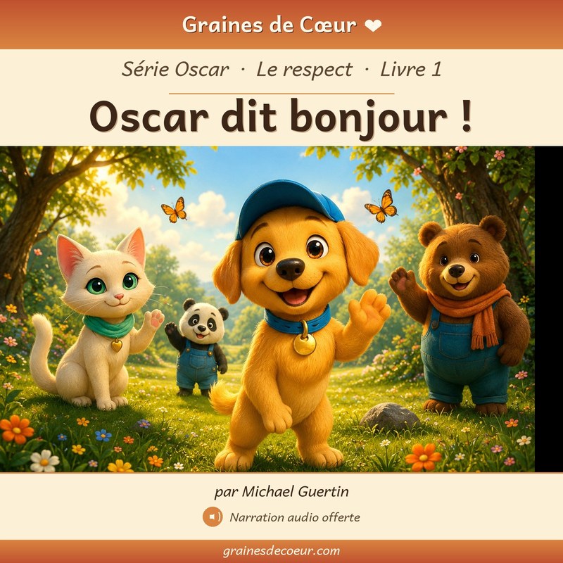 Couverture de Oscar dit bonjour !