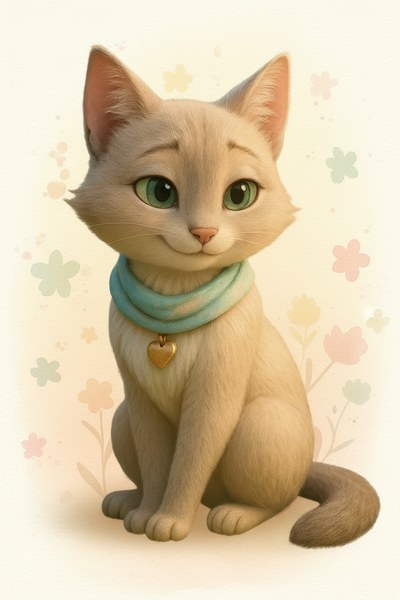 Portrait de Mina la chatte