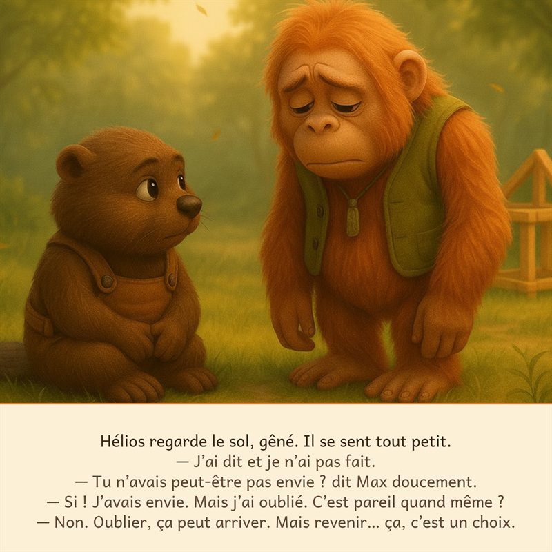 Aperçu d'une page au cœur de l'histoire