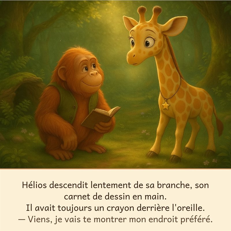 Aperçu d'une page au cœur de l'histoire