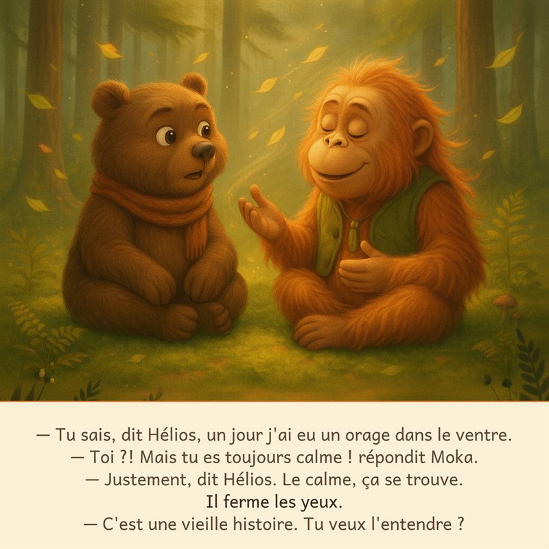 Aperçu d'une page au cœur de l'histoire