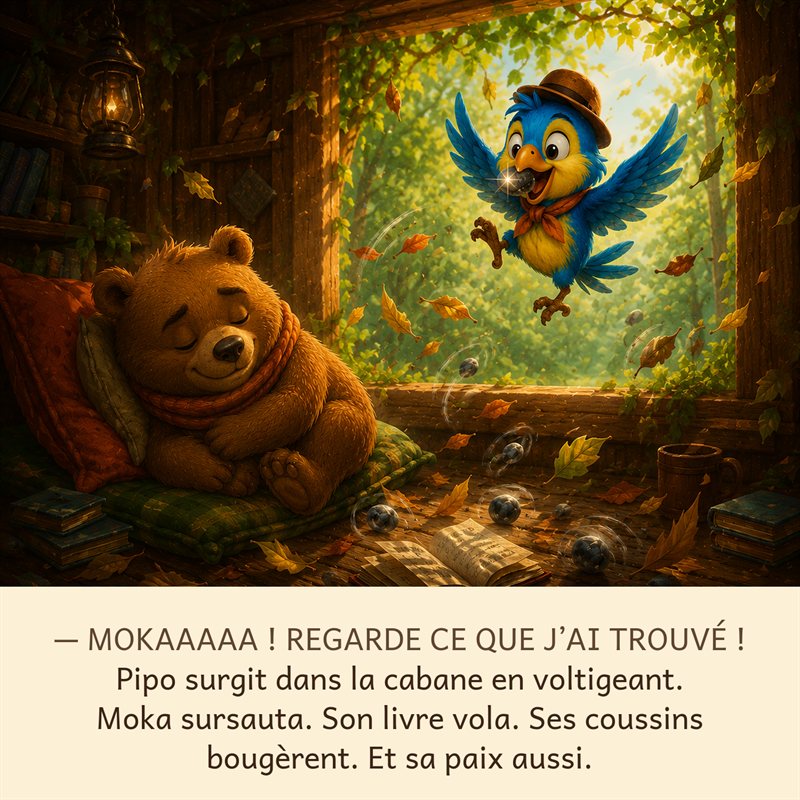 Aperçu des premières pages — pour donner le ton