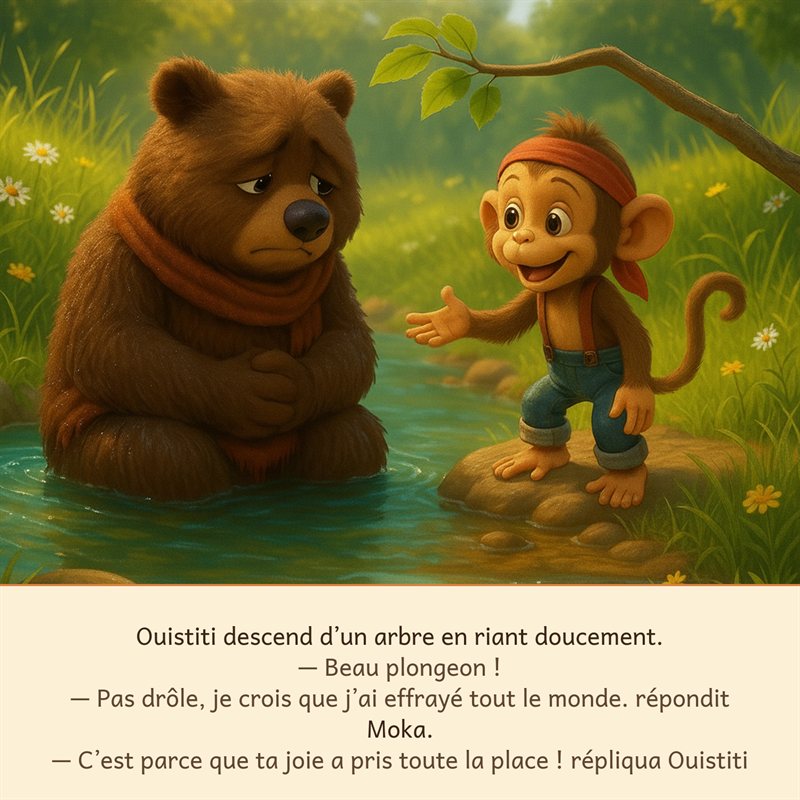 Aperçu d'une page au cœur de l'histoire