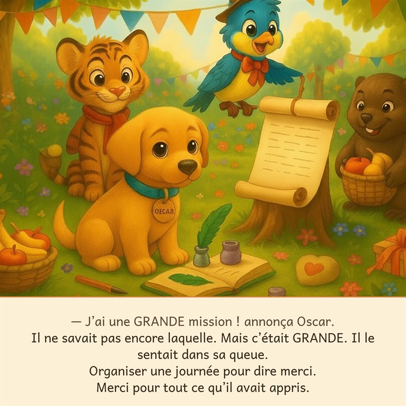 Aperçu des premières pages — pour donner le ton
