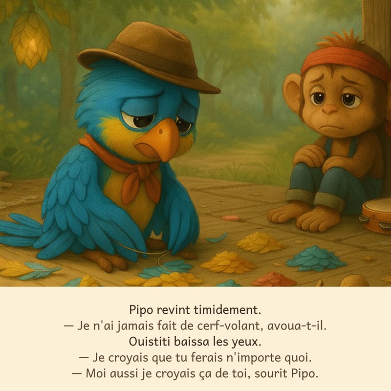 Aperçu d'une page au cœur de l'histoire