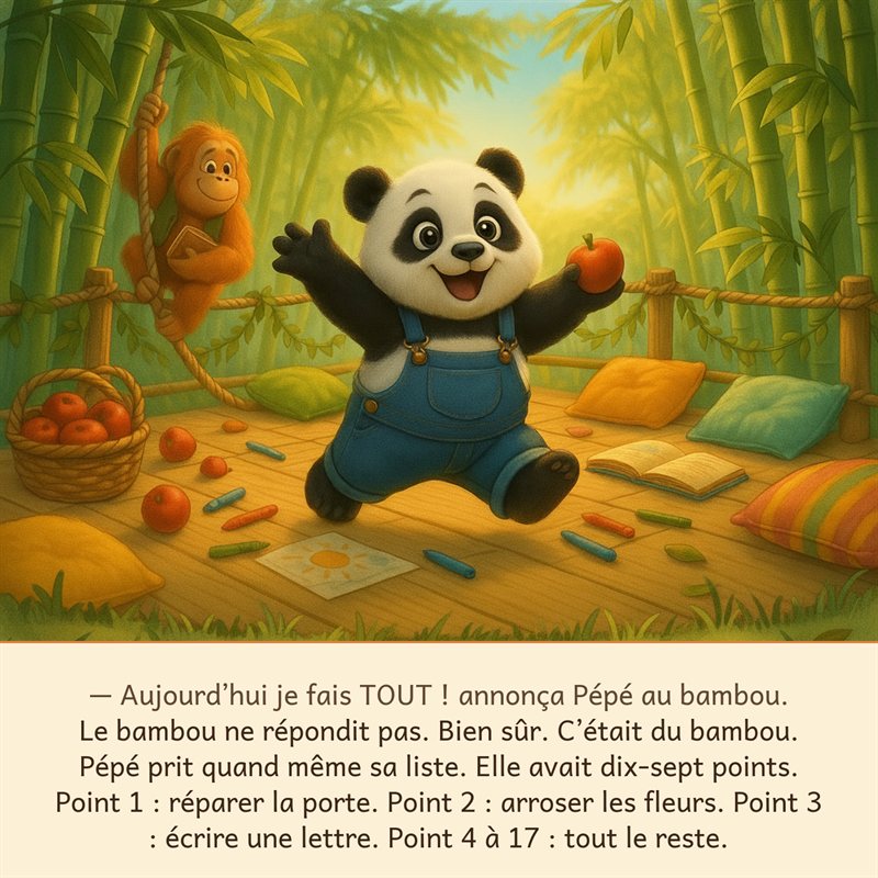 Aperçu des premières pages — pour donner le ton