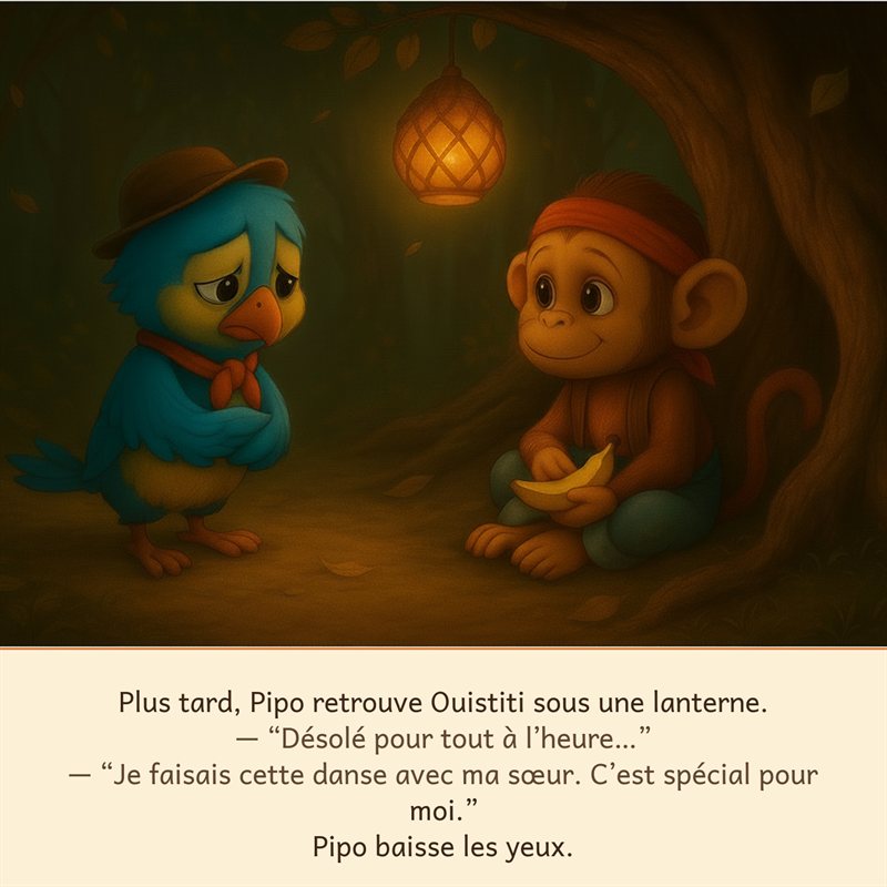 Aperçu d'une page au cœur de l'histoire